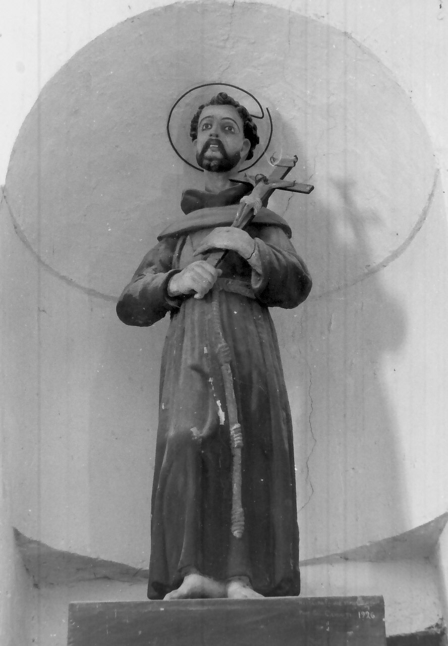 San Francesco d'Assisi (statuetta) - bottega calabrese (metà sec. XVII)