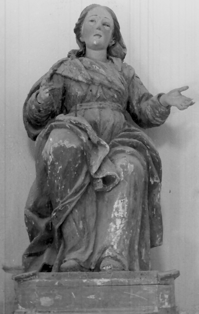 Madonna (statua) - bottega calabrese (fine/inizio secc. XVI/ XVII)