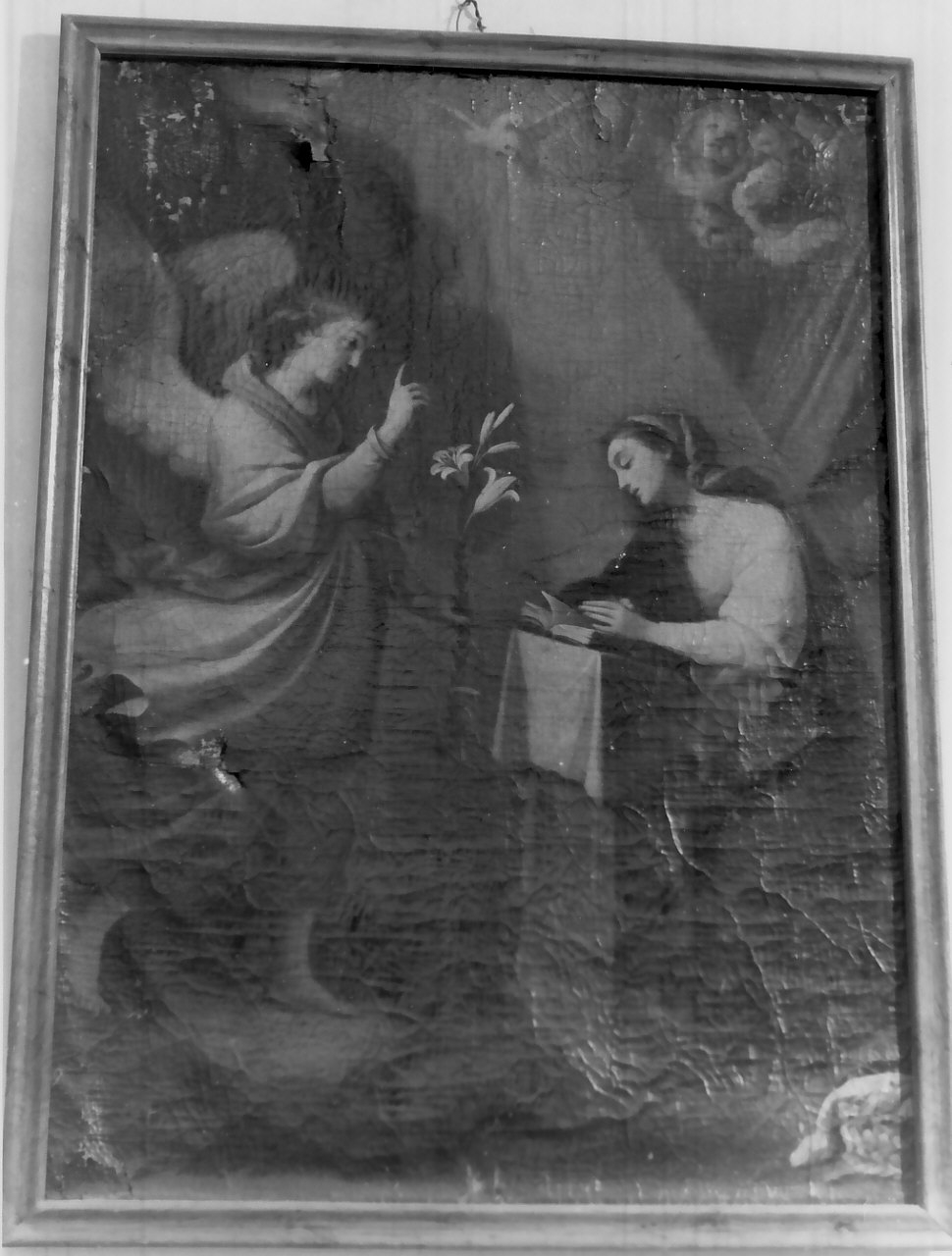 Annunciazione (dipinto) di De Matteis Paolo (attribuito) (prima metà sec. XVIII)