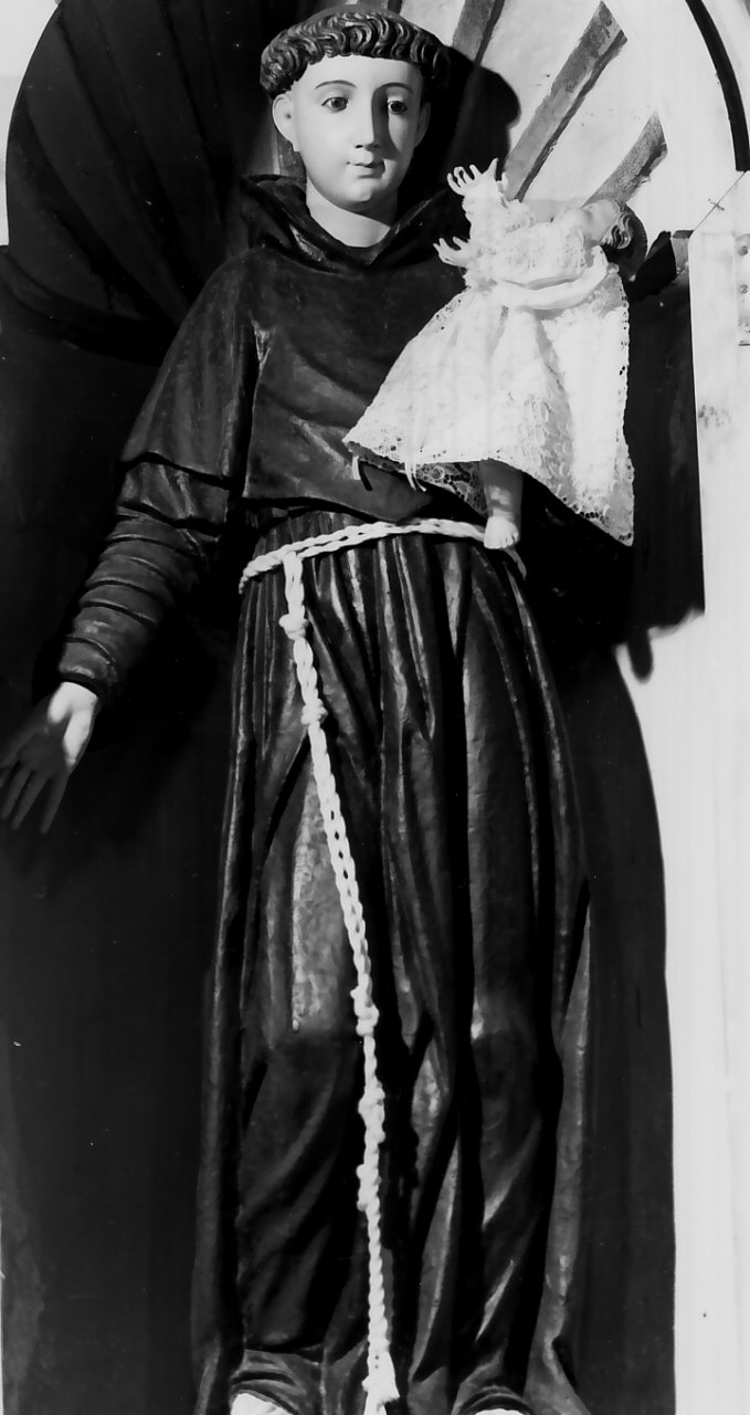 Sant'Antonio da Padova (statua, opera isolata) - bottega Italia meridionale (sec. XIX)