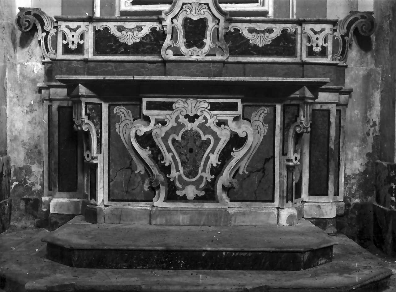 altare, opera isolata - bottega Italia meridionale (sec. XVIII)