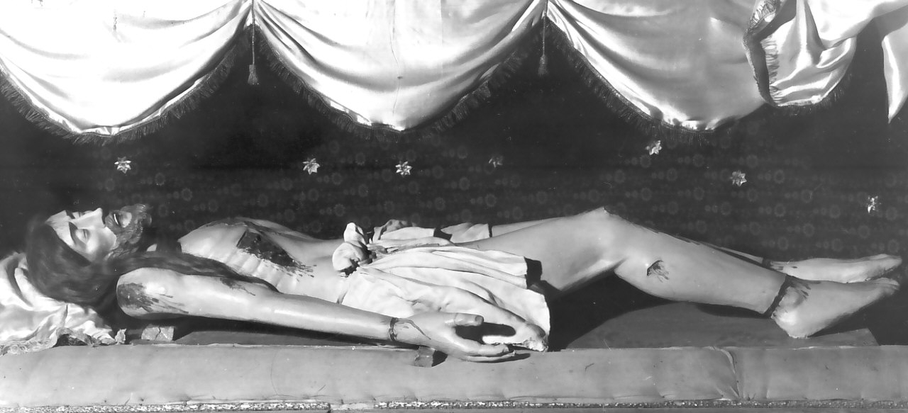 Cristo morto (statua) - bottega Italia meridionale (sec. XIX)