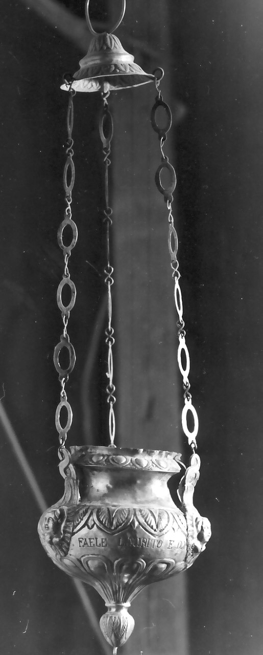 lampada, serie - bottega Italia meridionale (sec. XIX)