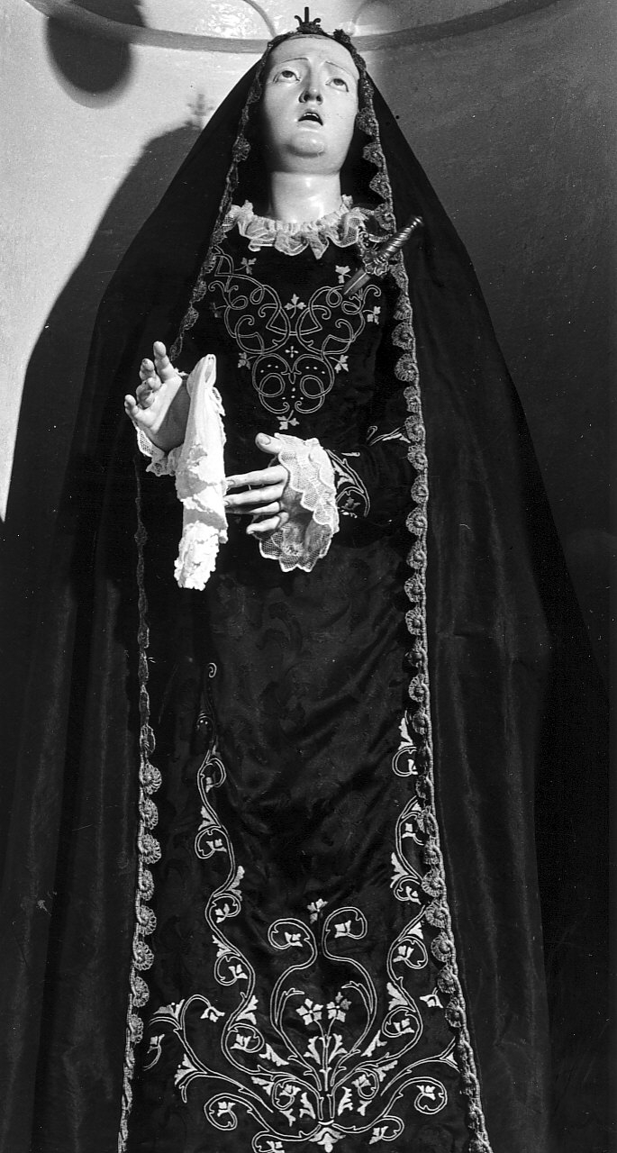 Madonna Addolorata (manichino, opera isolata) - bottega Italia meridionale (sec. XIX)