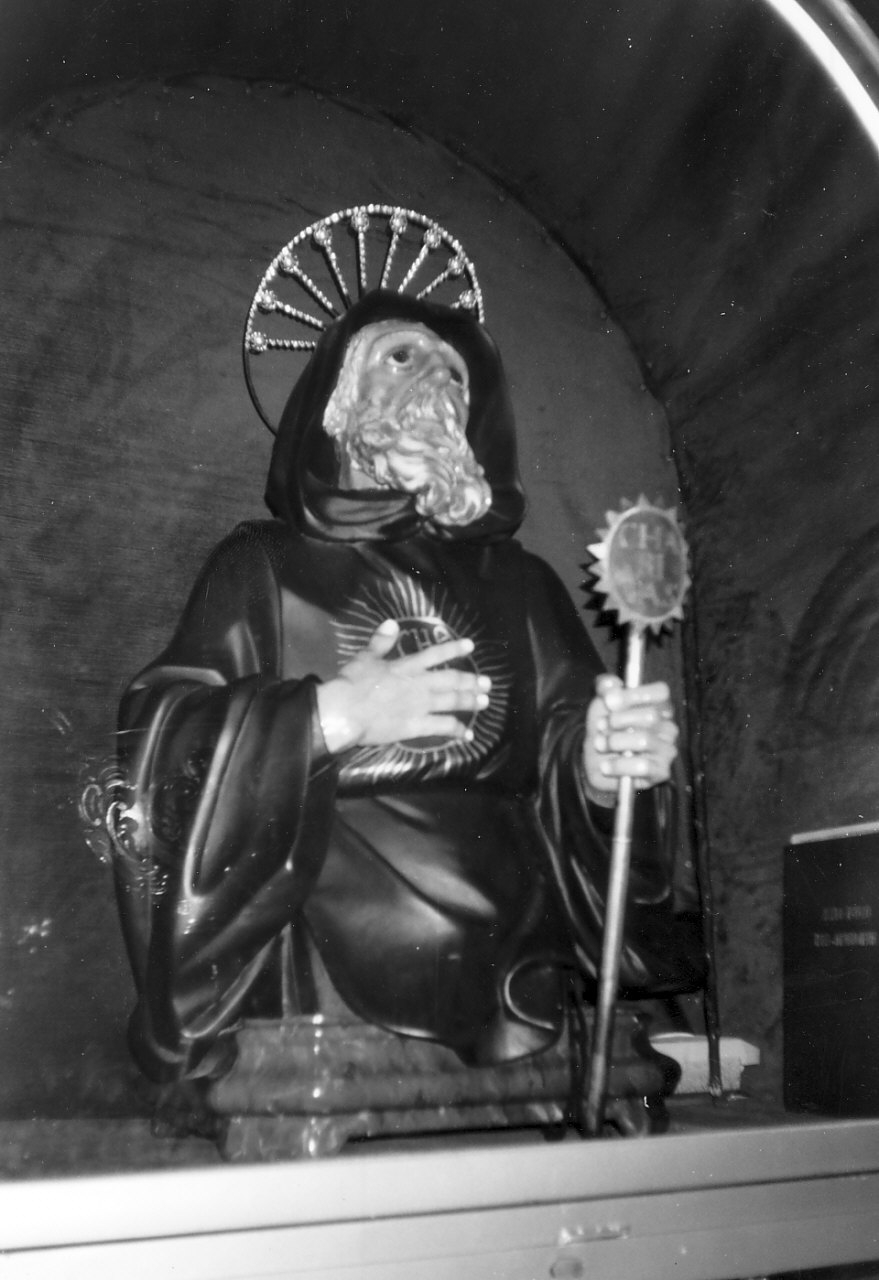 San Francesco di Paola (busto, opera isolata) - bottega calabrese (sec. XVIII)