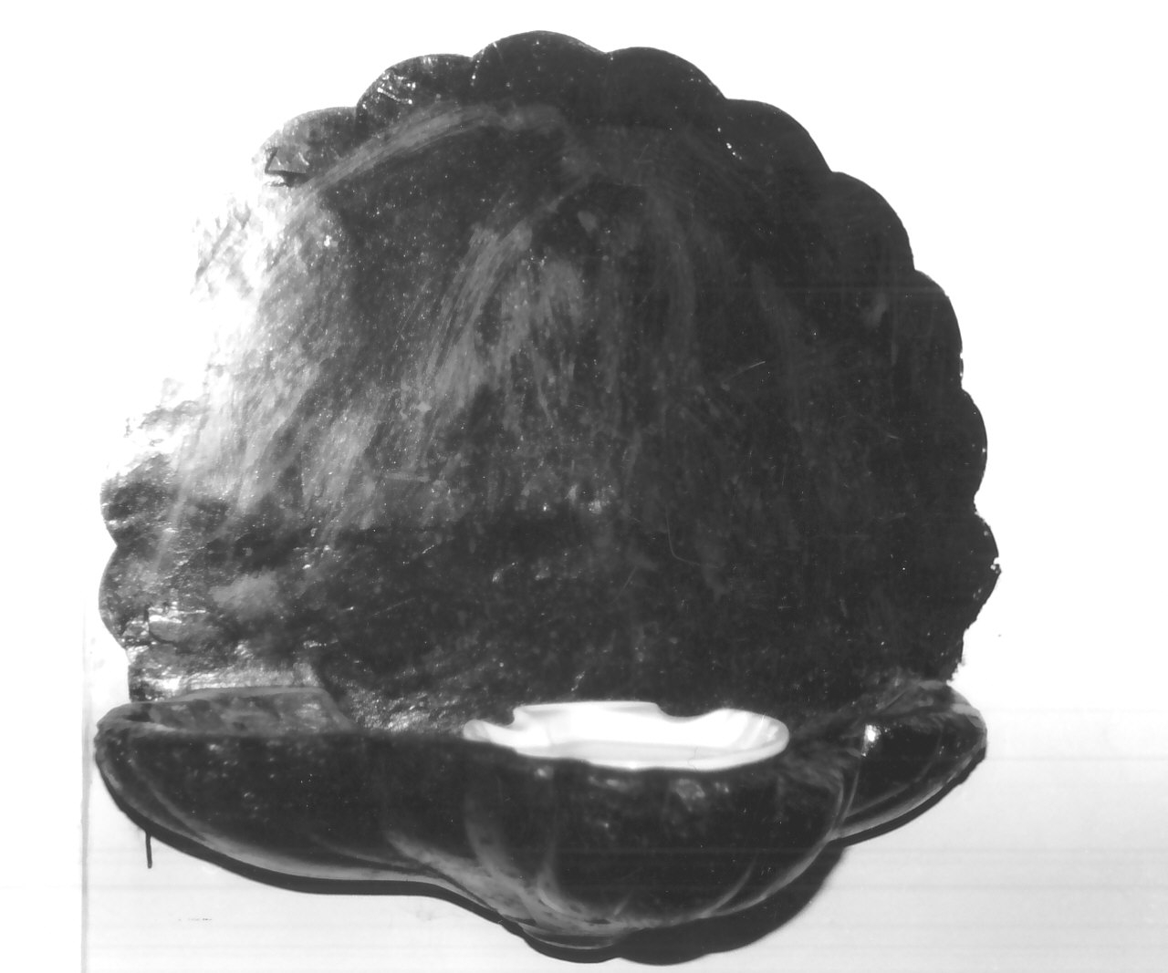 acquasantiera pensile, opera isolata - bottega Italia meridionale (sec. XVIII)