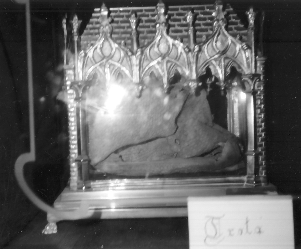 reliquiario a teca - a urna, opera isolata - ambito Italia meridionale (sec. XIX)