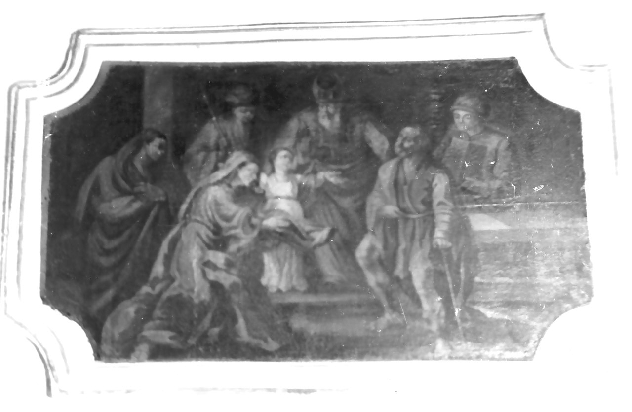 presentazione di Maria Vergine al tempio (dipinto) di Santanna Cristoforo (fine/inizio secc. XVIII/ XIX)