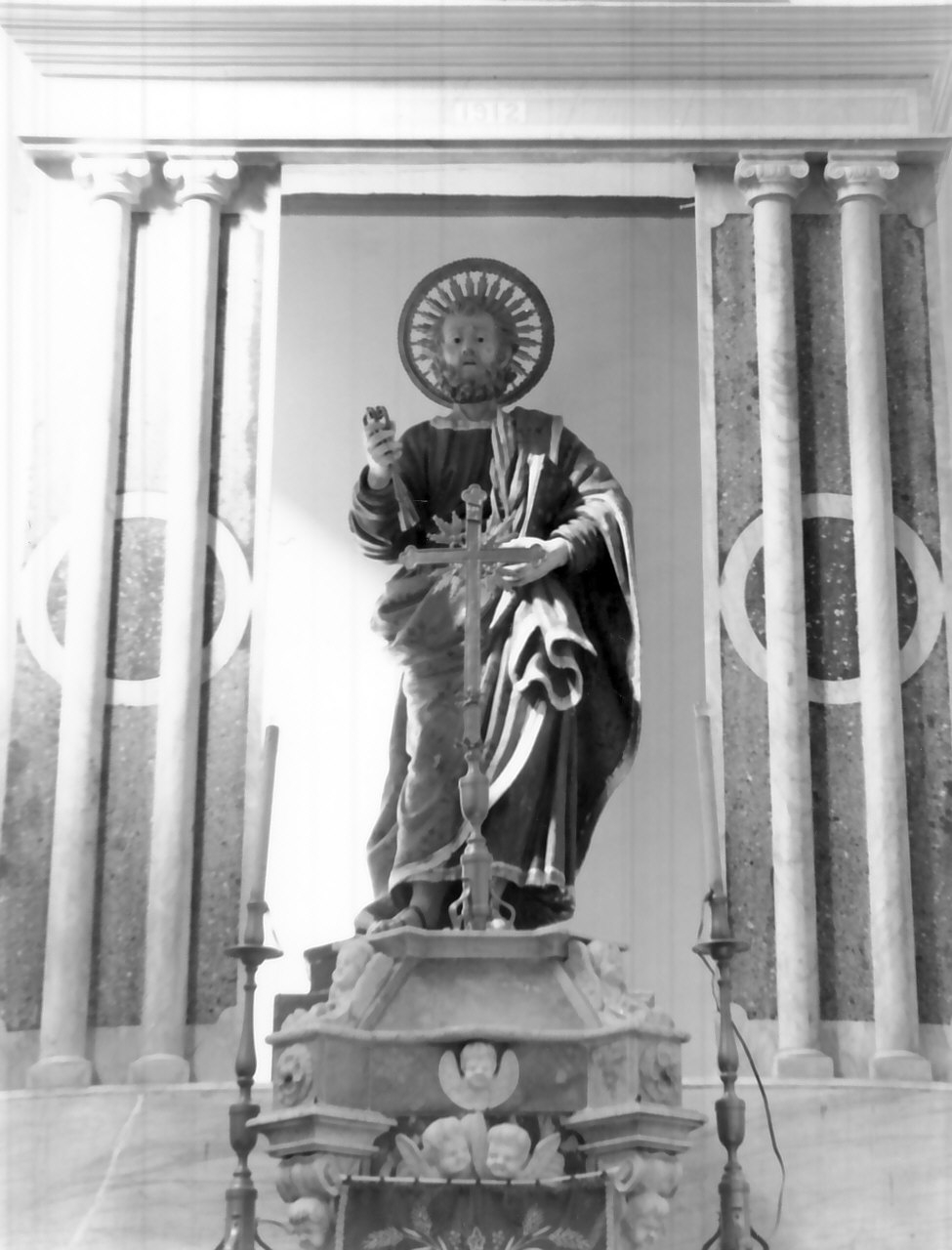 San Pietro (statua, opera isolata) - bottega Italia meridionale (fine/inizio secc. XVIII/ XIX)