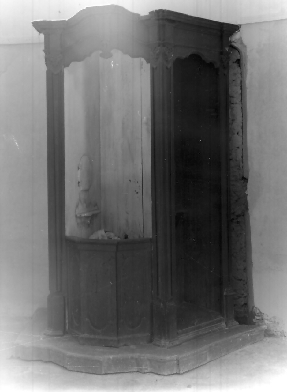 confessionale, opera isolata - bottega calabrese (fine sec. XVIII)