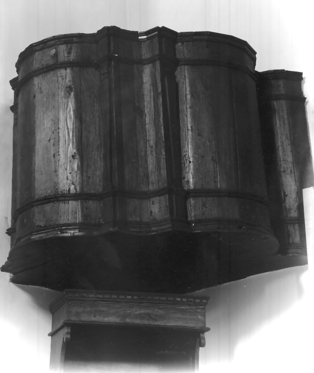 pulpito, opera isolata - bottega calabrese (seconda metà sec. XIX)