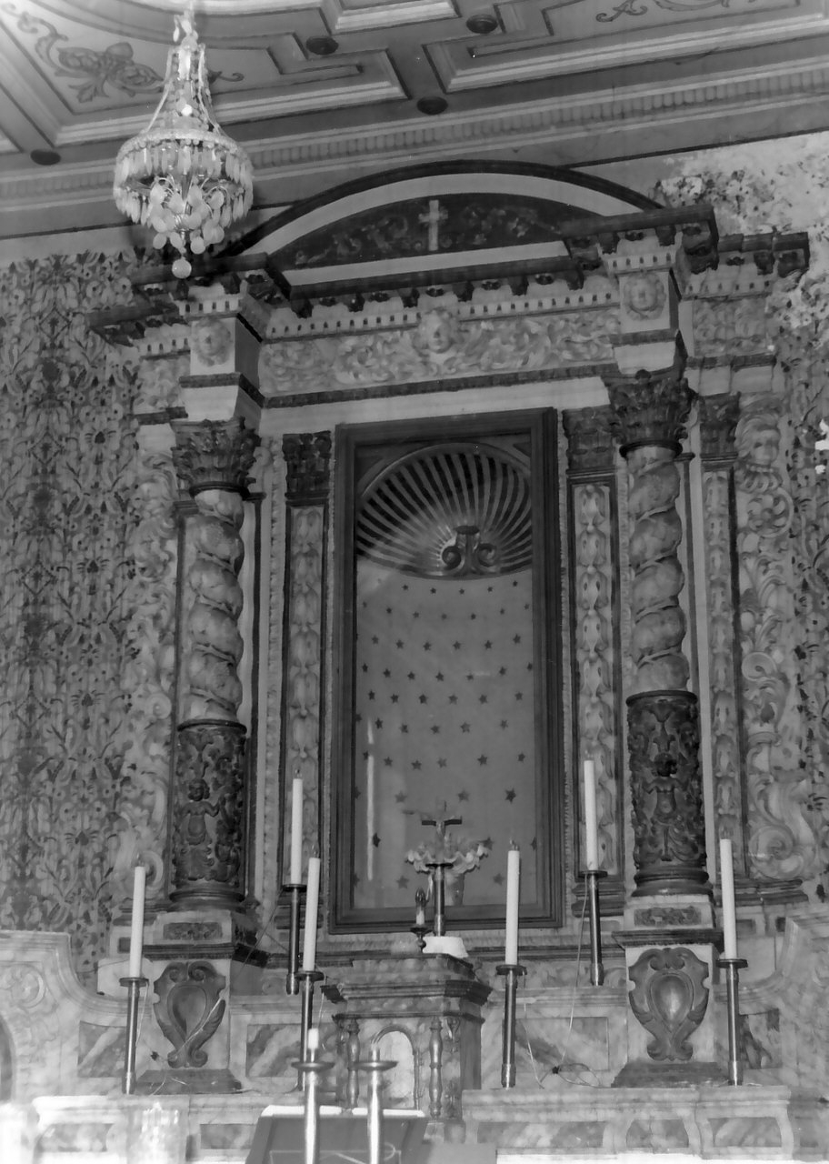 altare maggiore, opera isolata - bottega Italia meridionale (ultimo quarto sec. XVIII)