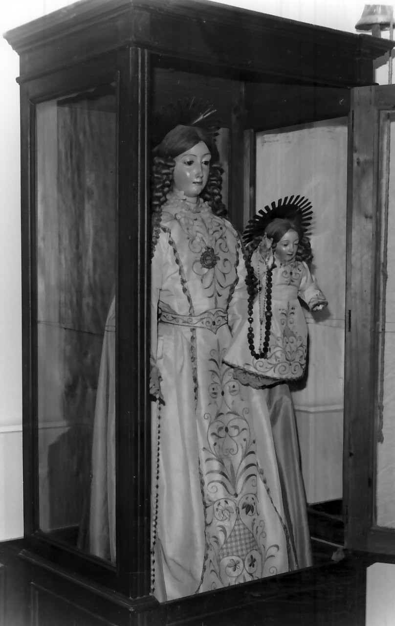 Madonna del Rosario (manichino, opera isolata) - bottega Italia meridionale (inizio sec. XIX)