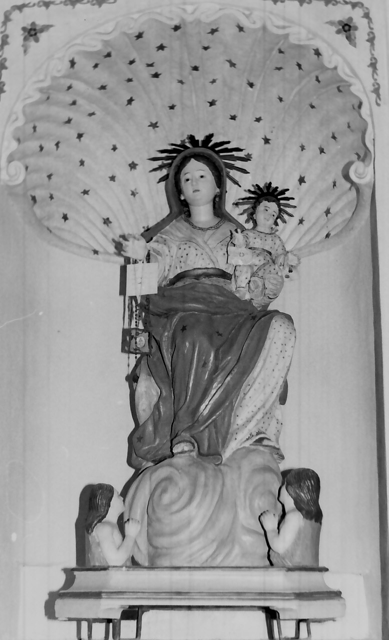 Madonna del Carmelo (statua, opera isolata) - bottega calabrese (sec. XVIII)