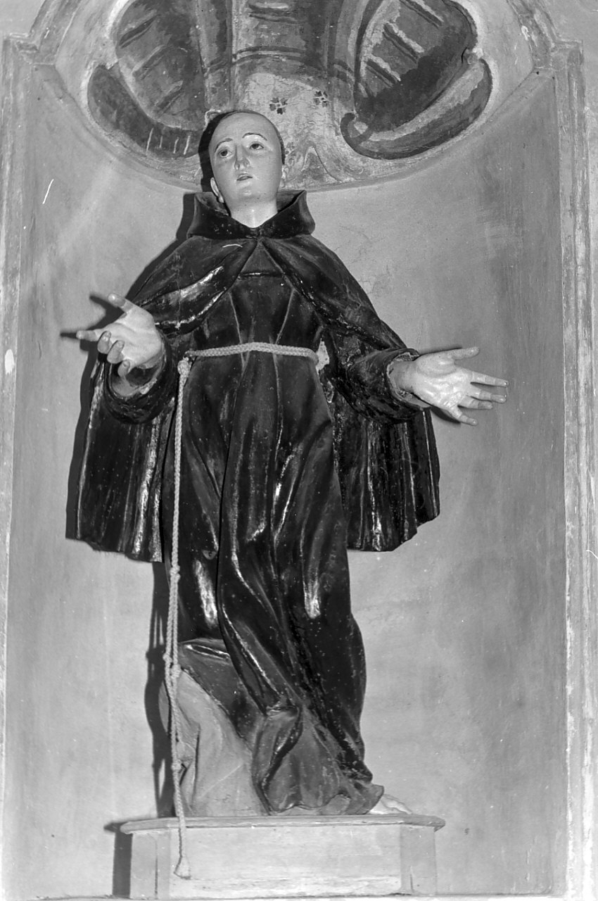 San Pasquale Baylon (statua, opera isolata) - bottega Italia meridionale (sec. XVIII)