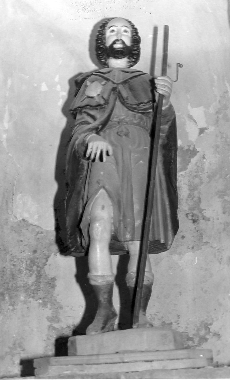 San Rocco (statua, opera isolata) - bottega calabrese (sec. XVIII)