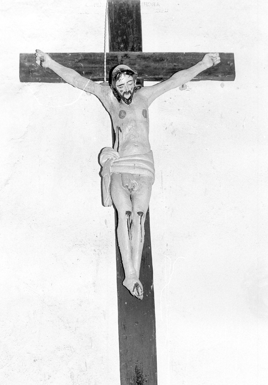 crocifisso, opera isolata - bottega Italia meridionale (sec. XIX)