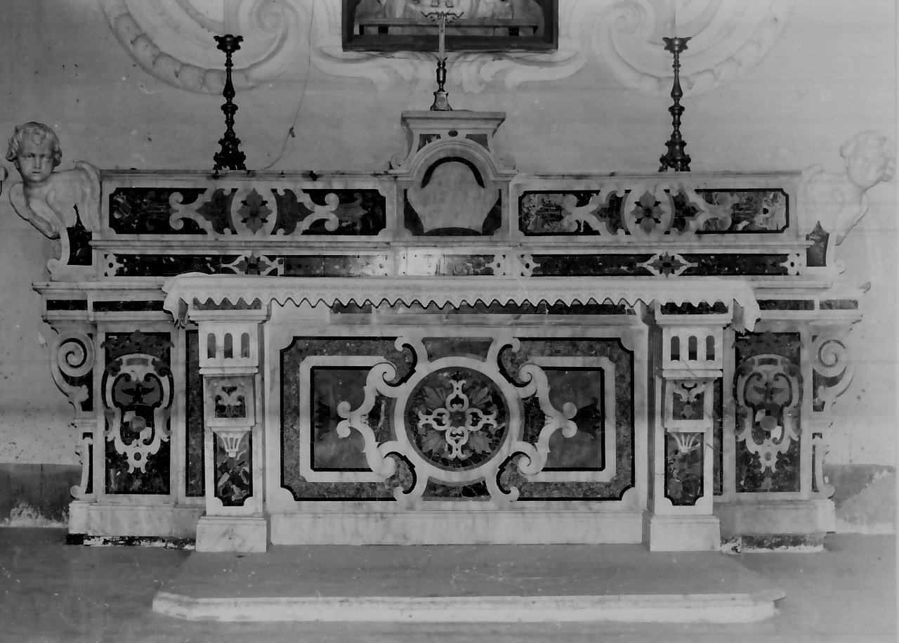 altare, opera isolata - bottega Italia meridionale (sec. XVIII)
