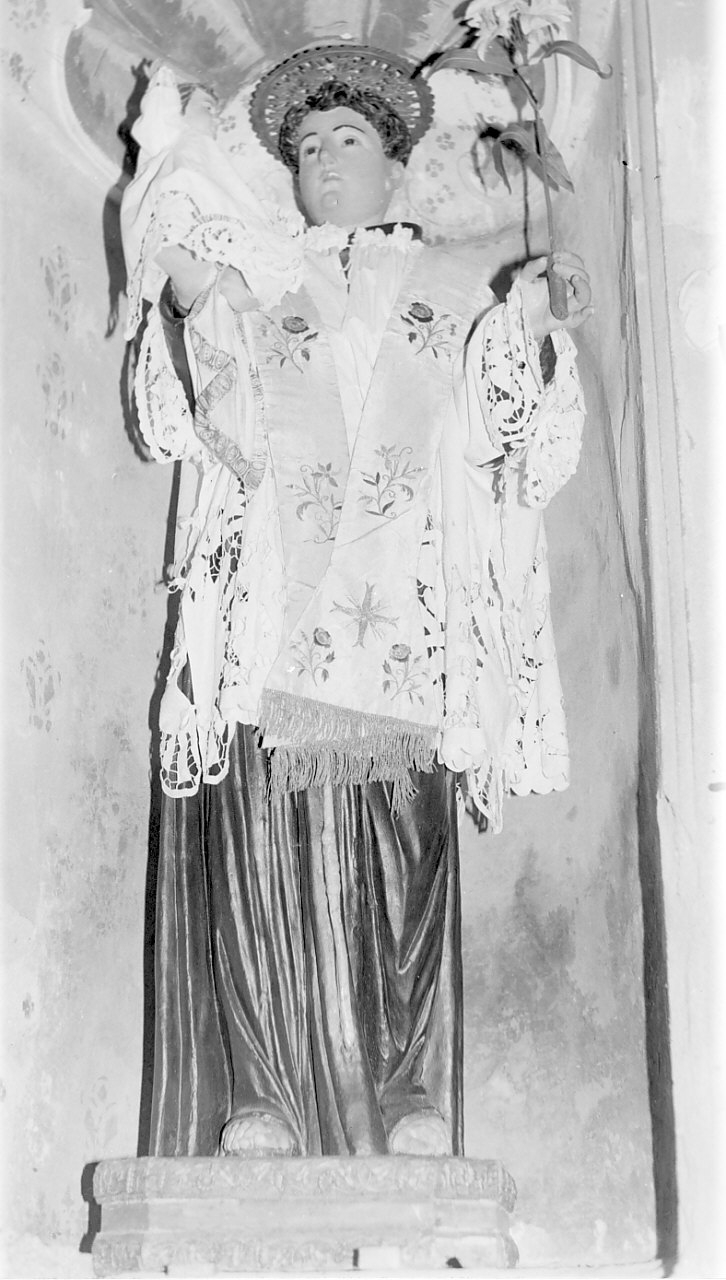 Sant'Antonio (statua, opera isolata) - bottega Italia meridionale (sec. XVII)