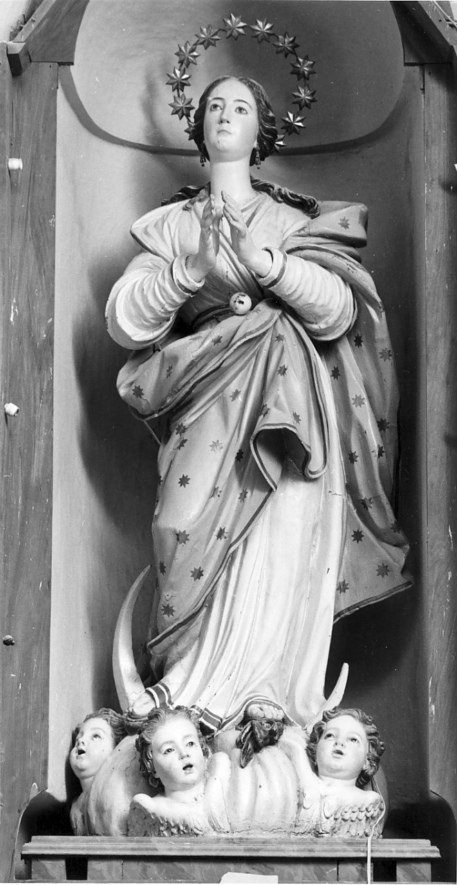 Madonna Immacolata (statua, opera isolata) - bottega Italia meridionale (sec. XVIII)