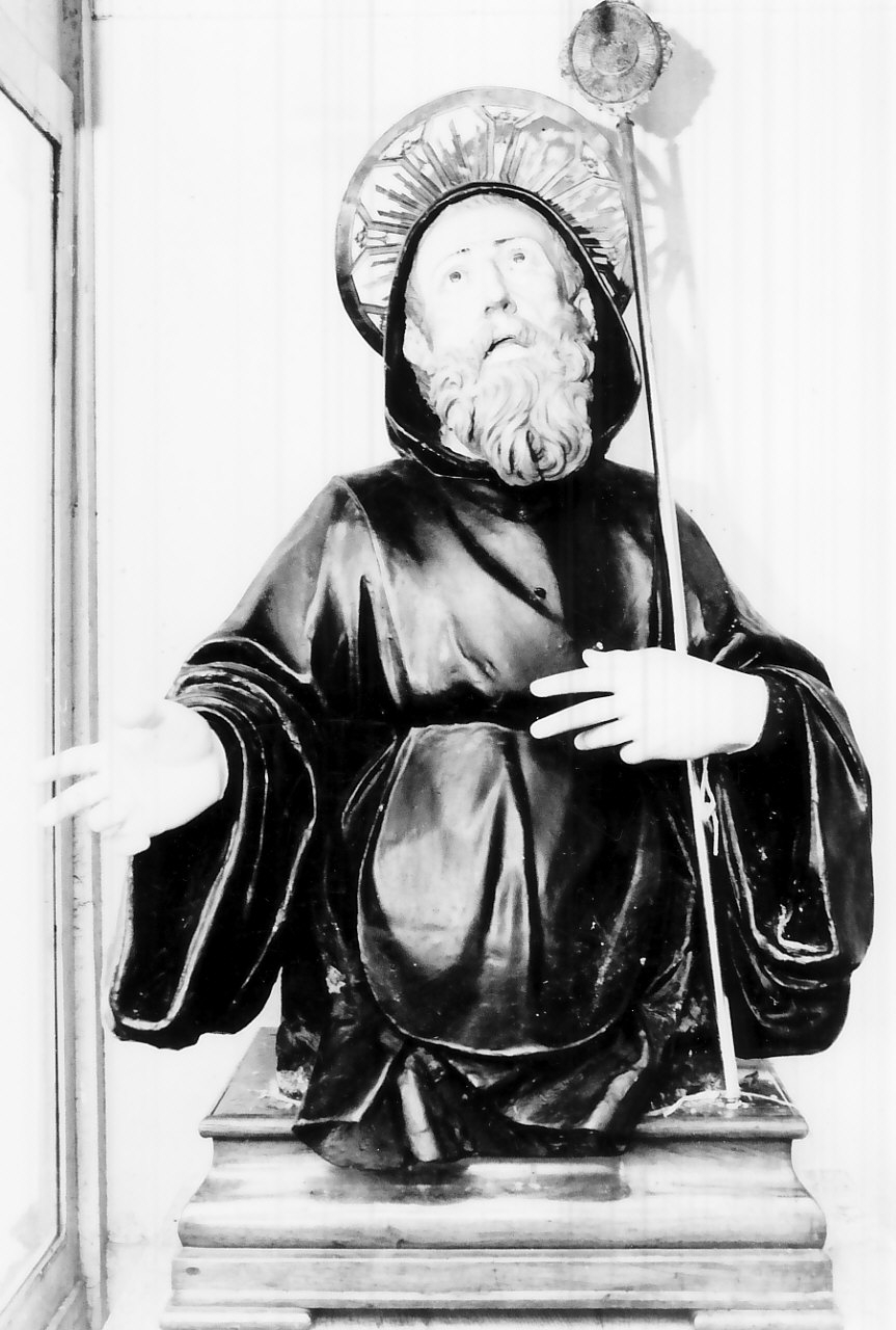 San Francesco di Paola (busto, opera isolata) - bottega Italia meridionale (seconda metà sec. XVIII)