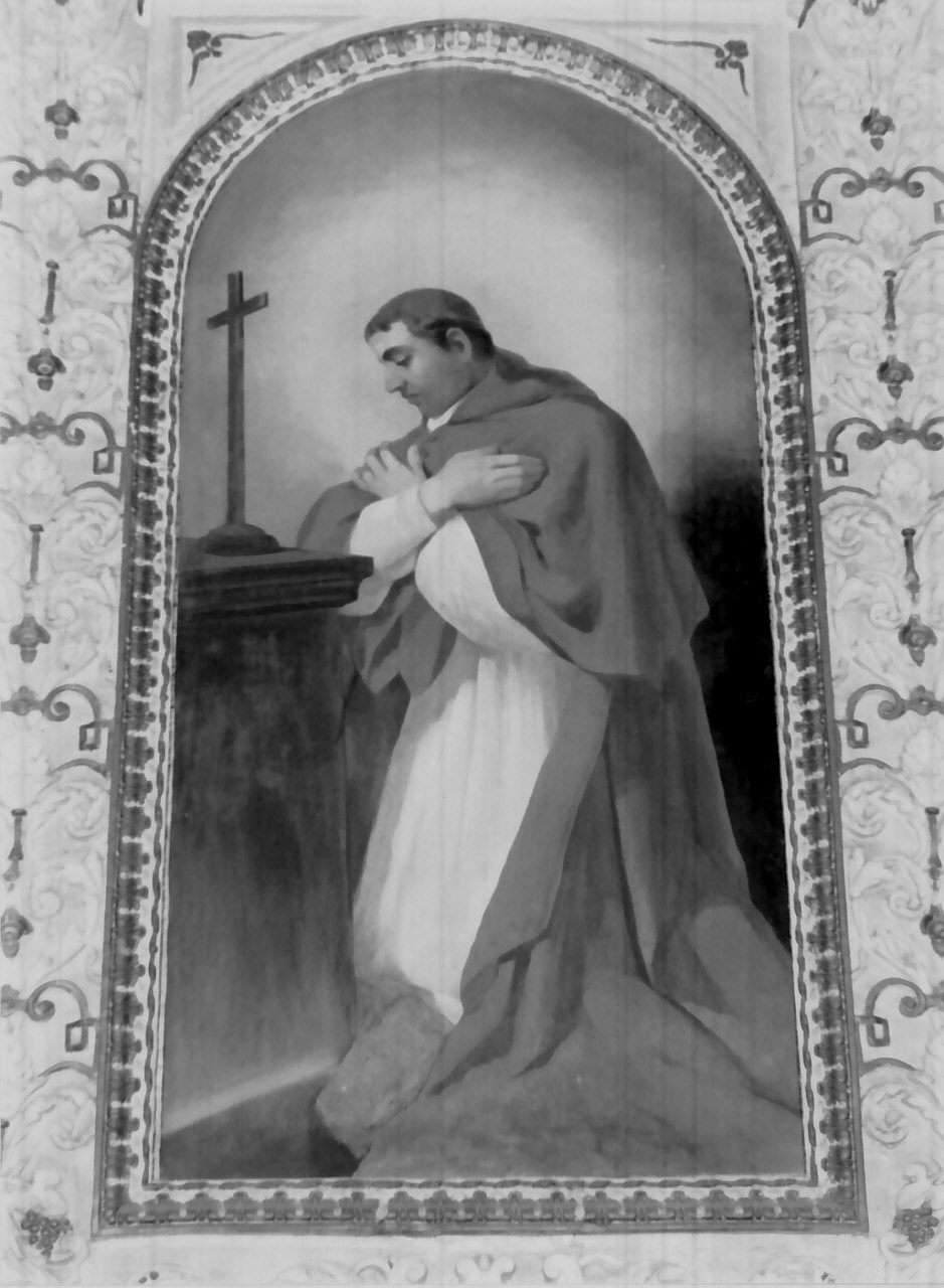 San Carlo Borromeo (dipinto, opera isolata) - ambito Italia meridionale (ultimo quarto sec. XIX)
