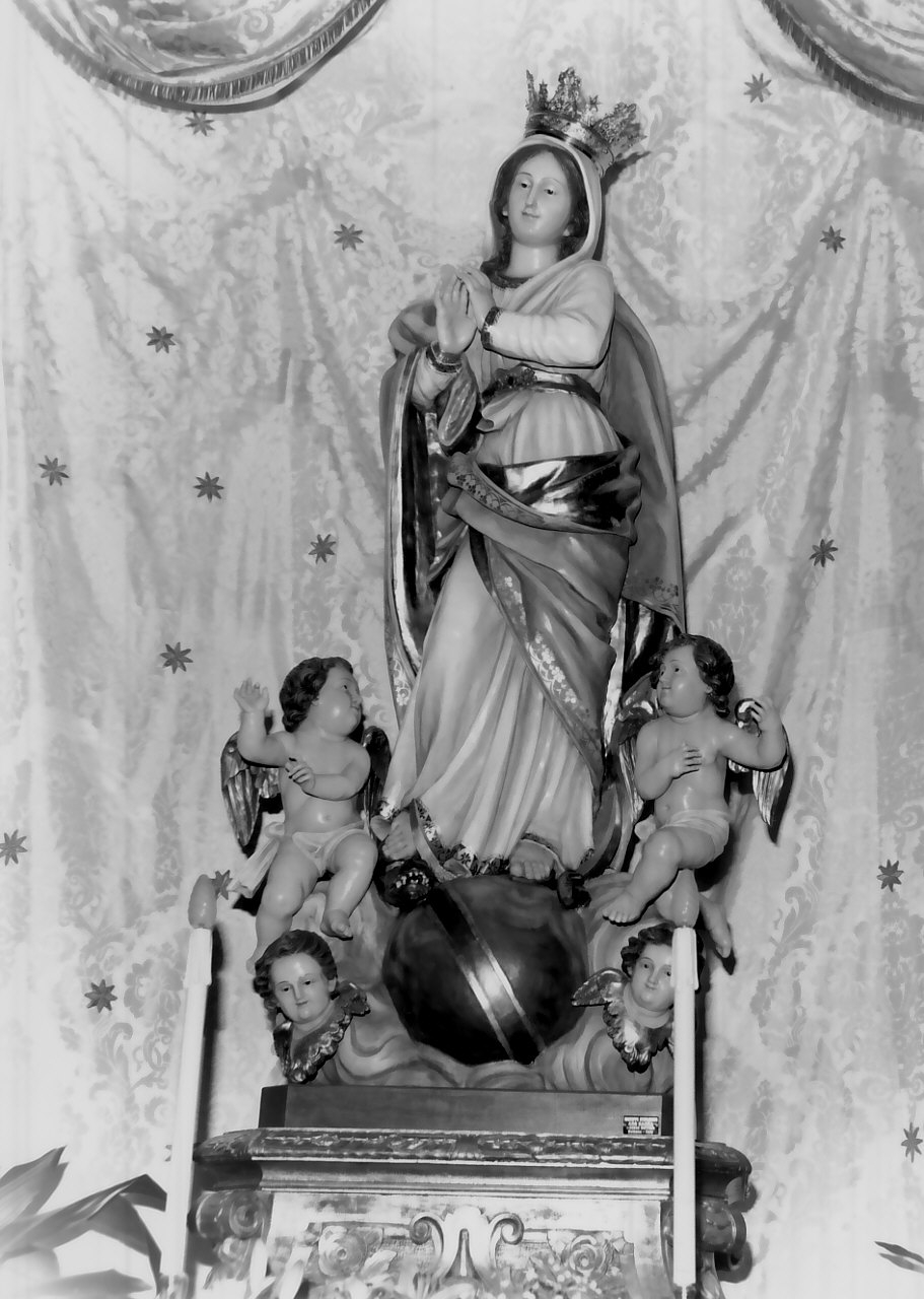 Madonna Immacolata (statua, opera isolata) - bottega trentina (fine sec. XIX)