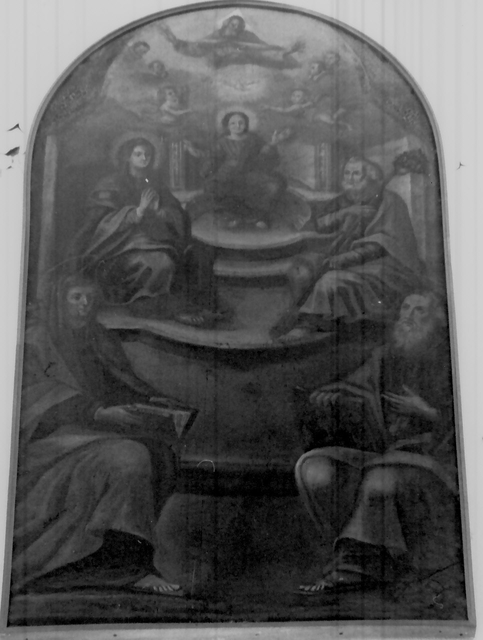 Cristo in trono (dipinto, opera isolata) - ambito Italia meridionale (sec. XVIII)