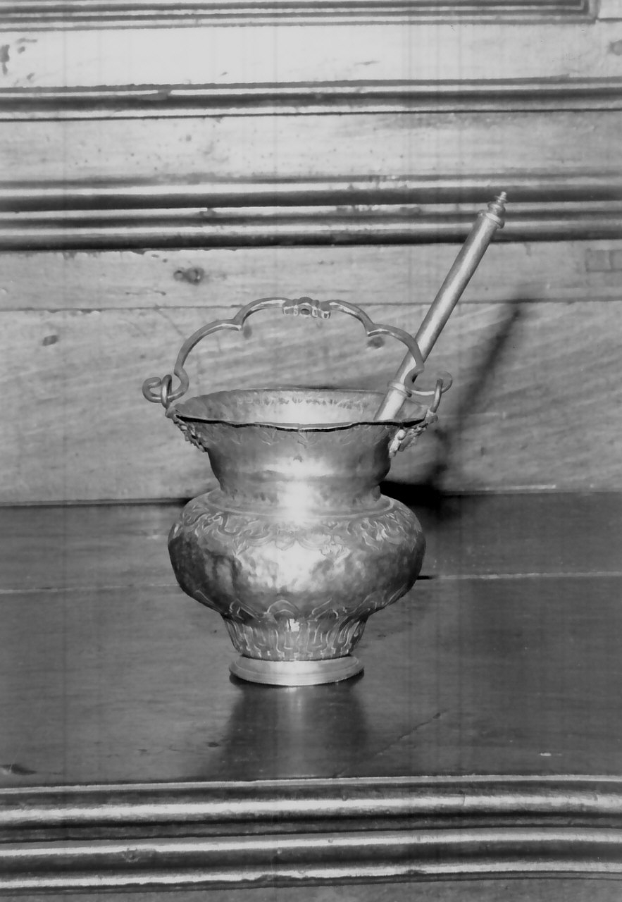 servizio per aspersione, opera isolata - bottega napoletana (prima metà sec. XIX)