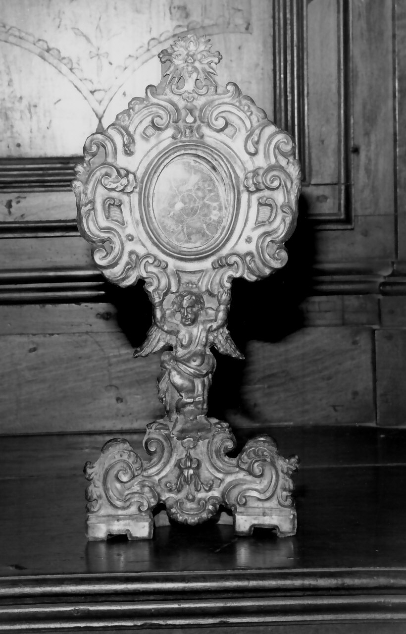reliquiario, opera isolata - bottega napoletana (prima metà sec. XIX)