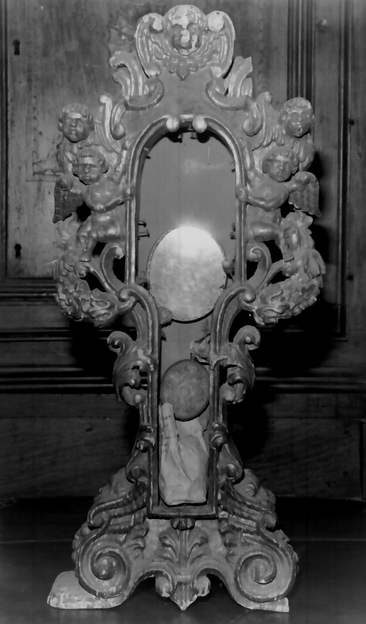 reliquiario, opera isolata - bottega Italia meridionale (fine/inizio secc. XVIII/ XIX)