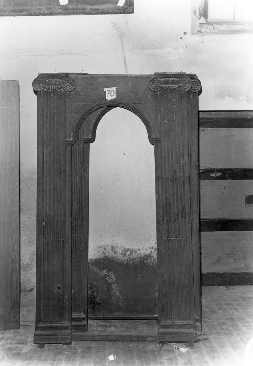 confessionale, frammento - bottega calabrese (seconda metà sec. XIX)