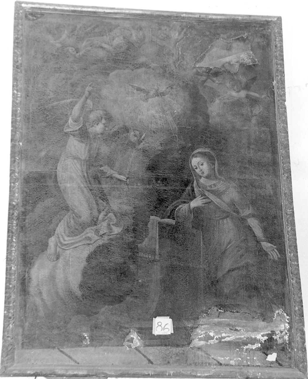 Annunciazione (dipinto, opera isolata) - ambito Italia meridionale (prima metà sec. XIX)