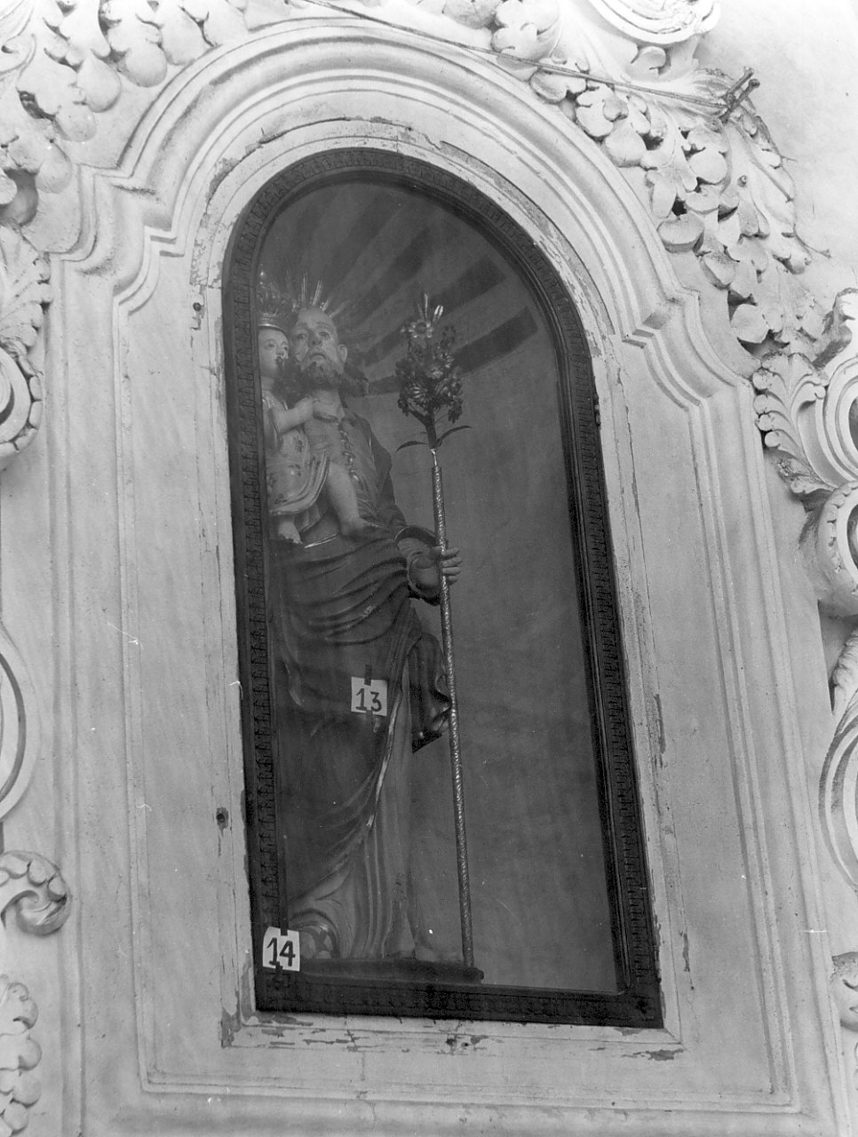 San Giuseppe e Gesù Bambino (statua, opera isolata) - bottega Italia meridionale (ultimo quarto sec. XIX)