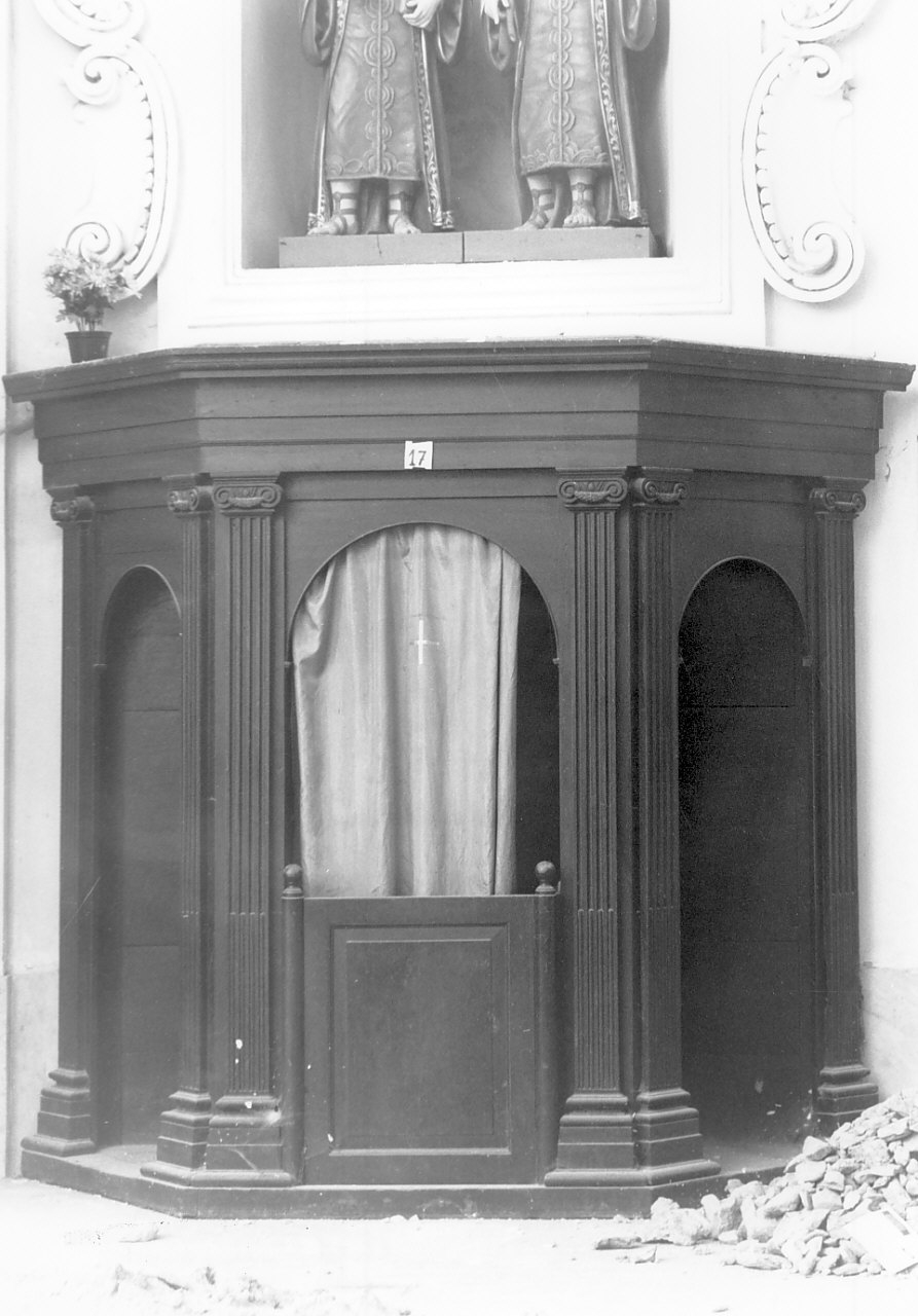confessionale, opera isolata - bottega calabrese (primo quarto sec. XX)