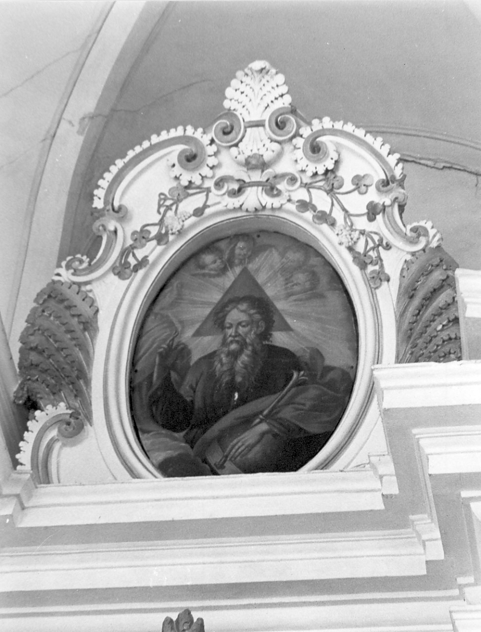 Dio Padre (dipinto, opera isolata) - ambito Italia meridionale (terzo quarto sec. XIX)