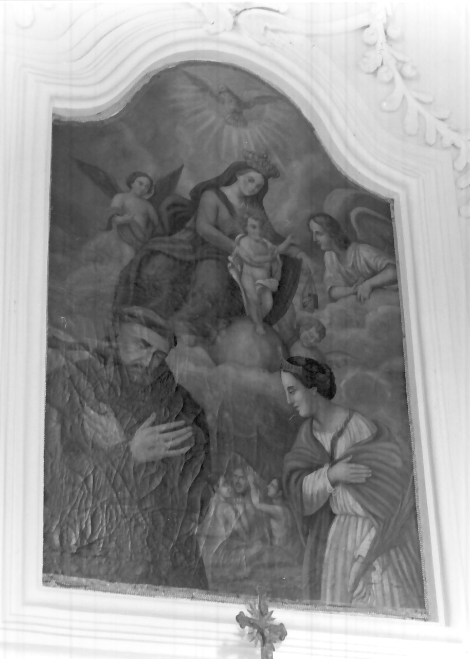 Madonna del Carmelo (dipinto, opera isolata) - ambito Italia meridionale (sec. XIX)