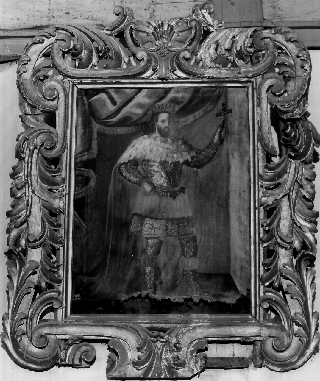 cornice di dipinto, opera isolata - bottega calabrese (prima metà sec. XVIII)