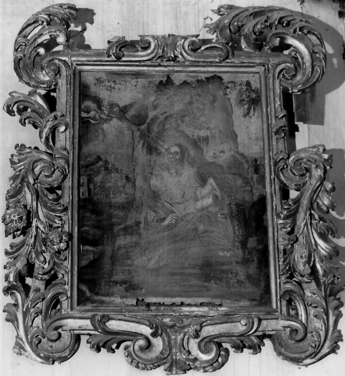 cornice di dipinto, opera isolata - bottega calabrese (prima metà sec. XVIII)