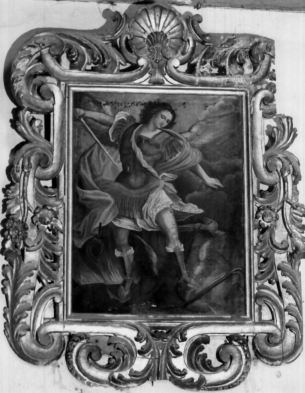 cornice di dipinto, opera isolata - bottega calabrese (prima metà sec. XVIII)