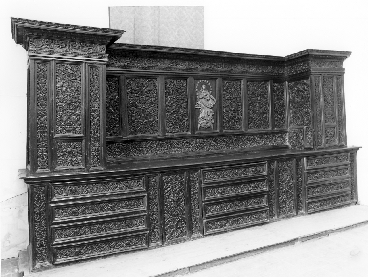 Madonna Immacolata (stipo) - bottega calabrese (sec. XVII)