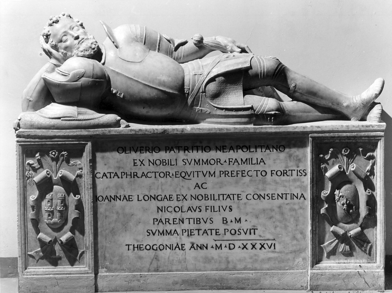 tomba - bottega napoletana (sec. XVI)