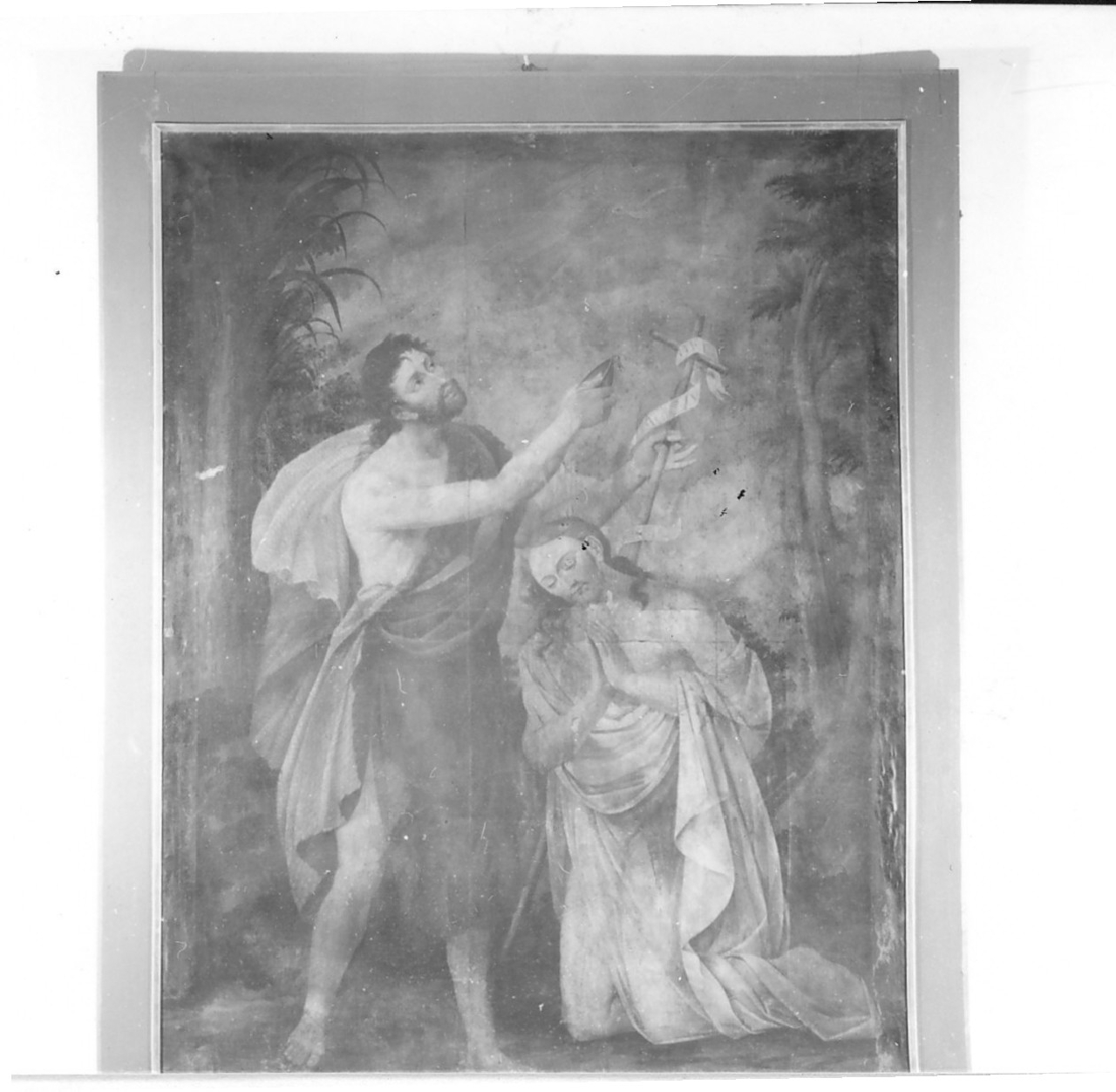 battesimo di Cristo (dipinto) - ambito calabrese (fine/inizio secc. XVIII/ XIX)