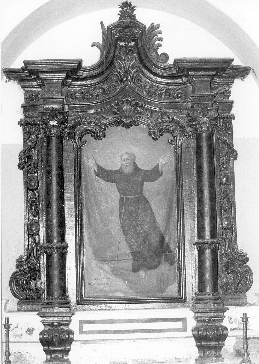 mostra d'altare, insieme - bottega Italia meridionale (prima metà sec. XVIII)