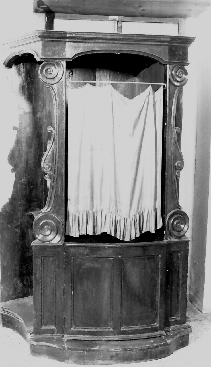 confessionale - bottega calabrese (prima metà sec. XIX)
