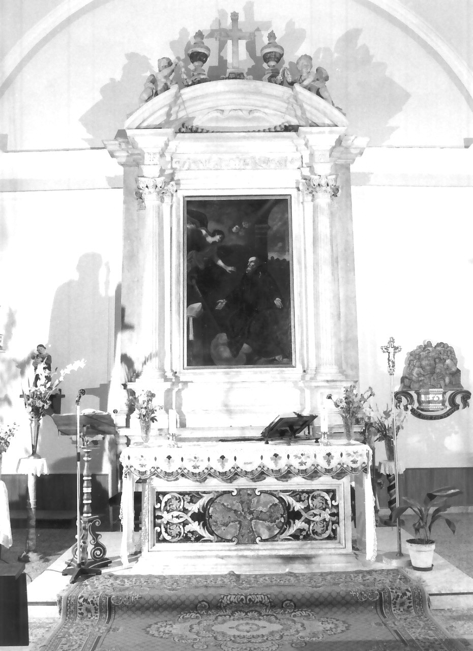 altare maggiore, insieme - bottega napoletana (seconda metà sec. XVII)