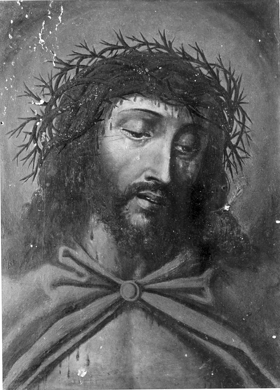 Ecce Homo (dipinto, opera isolata) - ambito Italia meridionale (fine/inizio secc. XVI/ XVII)