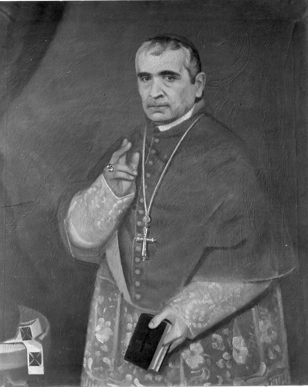 ritratto dell'Arcivescovo Pietro Cilento, ritratto di ecclesiastico (dipinto, opera isolata) - ambito Italia meridionale (sec. XIX)