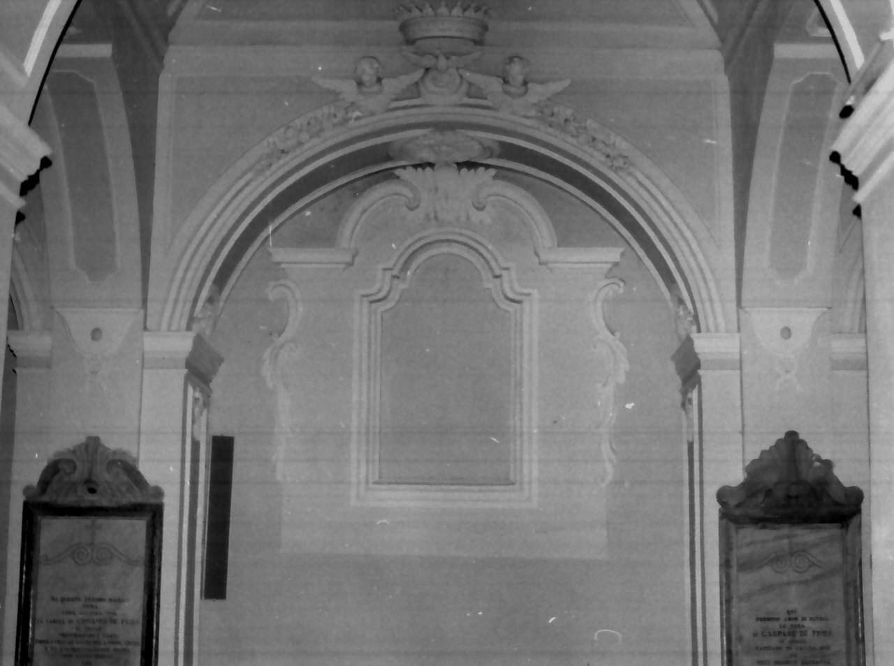 cornice di pala d'altare, serie - bottega Italia meridionale (fine sec. XVIII)