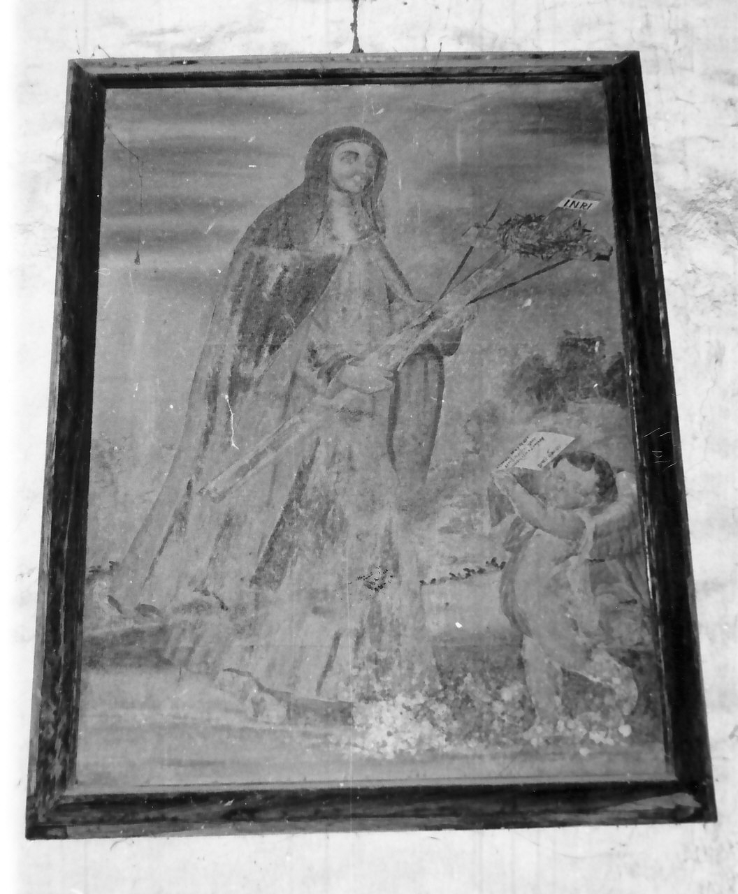 Santa Chiara (dipinto, opera isolata) - ambito calabrese (fine sec. XVIII)